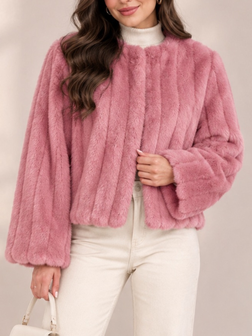 🆕Y2K Vintage Ideology Faux Far Coat
